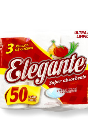 ROLLO DE COCINA ELEGANTE 3X50 PAÑOS