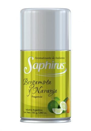 Aerosol Saphirus BERGAMOTA Y NARANJA