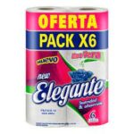 PAPEL HIG ELEGANTE x6 C/ALOE