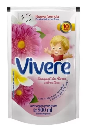 SUAVIZANTE VIVERE FLRES SIL. REP 900ml