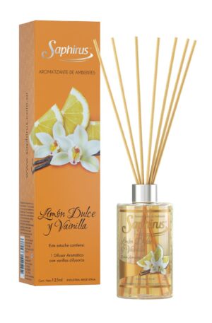 Difusor Saphirus LIMON DULCE Y VAINILLA